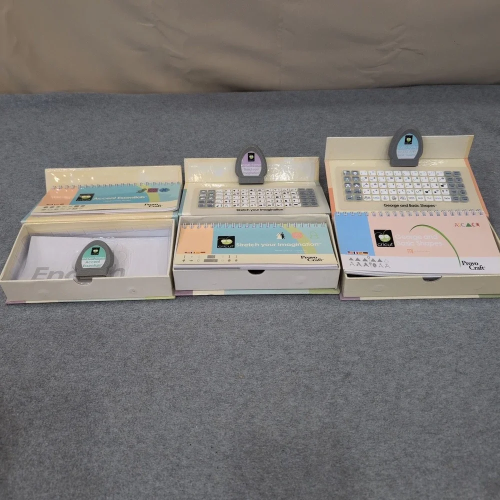 Cricut Cartridge Bundle Accent Essentials Stretch Your Imagination George Shapes